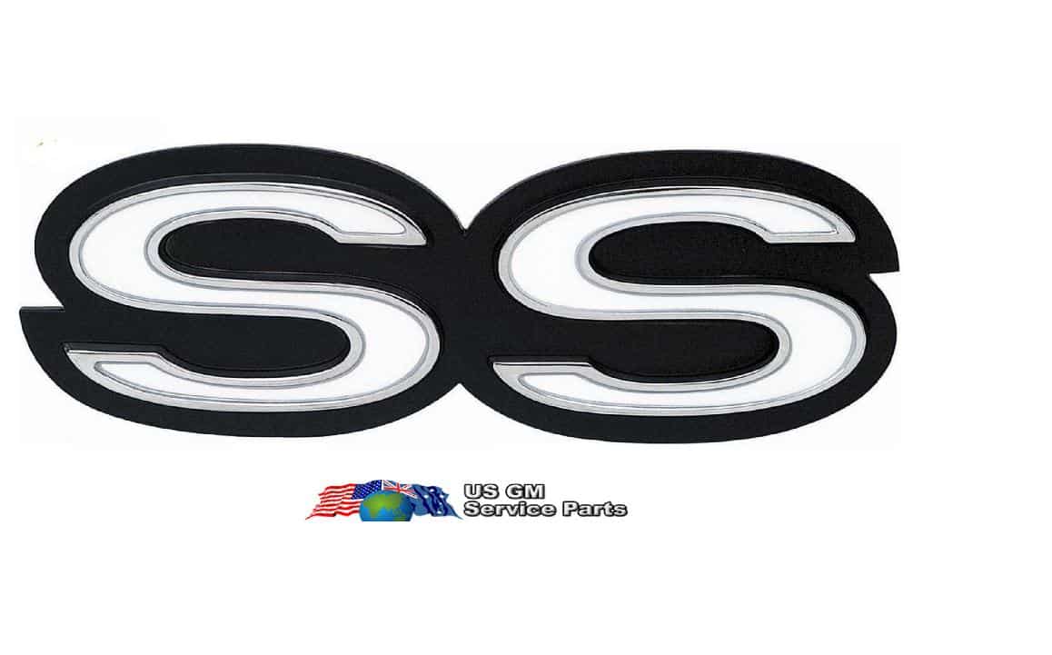 Grille Emblem: "SS" 67 & 68 Camaro RS Grille